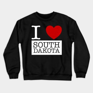 I Love South Dakota Crewneck Sweatshirt